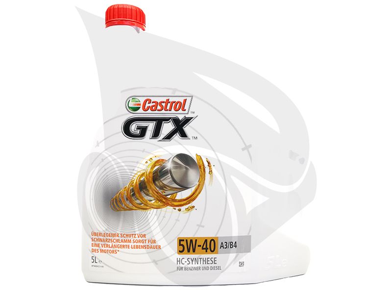 Castrol GTX High Mileage 5W-40, 5L