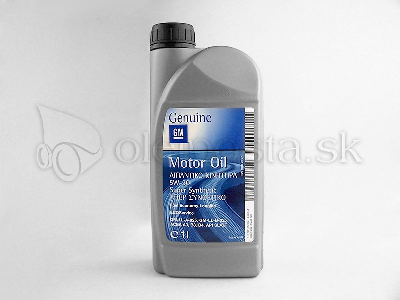 Genuine GM Motor Oil 5W-30, 1L