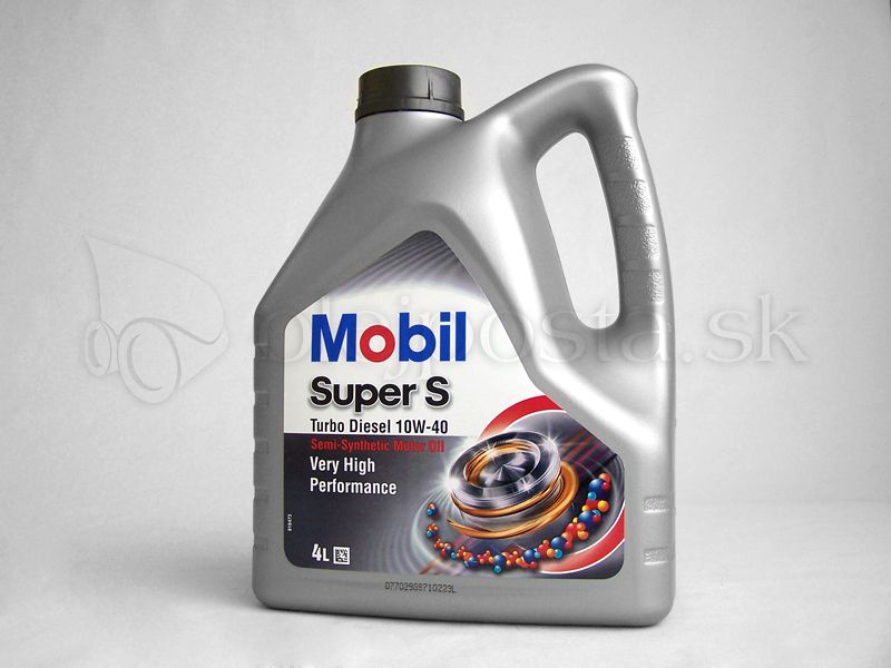 Mobil Super S Turbo Diesel 10W-40, 4L