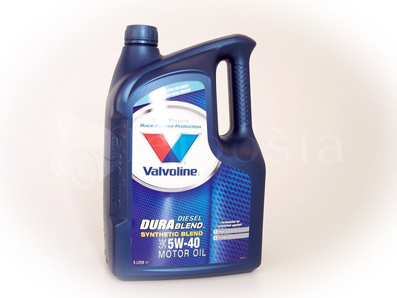 Valvoline DuraBlend Diesel 5W-40, 5L