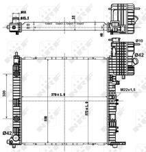 NRF 50581 - Chladič vody -