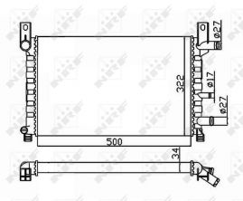 NRF 506220 - Chladič vody -