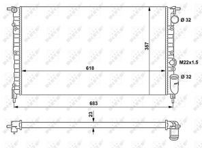 NRF 507465 - Chladič vody -