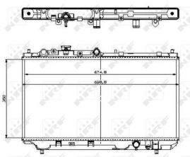 NRF 509512 - Chladič vody -