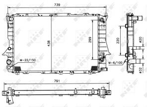 NRF 51317 - Chladič vody -