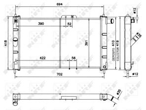 NRF 52055 - Chladič vody -