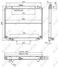 NRF 52238 - Chladič vody -