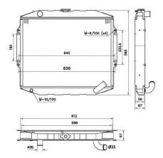 NRF 52282 - Chladič vody -