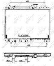 NRF 53207 - Chladič vody -