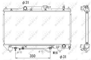 NRF 53264 - Chladič vody -