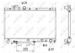 NRF 53272 - Chladič vody -