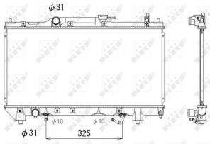 NRF 53278 - Chladič vody -