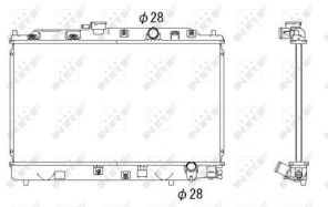 NRF 53286 - Chladič vody -
