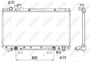 NRF 53288 - Chladič vody -
