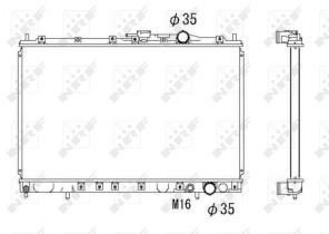 NRF 53301 - Chladič vody -