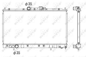 NRF 53312 - Chladič vody -