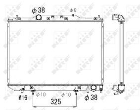 NRF 53319 - Chladič vody -