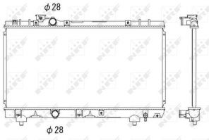 NRF 53338 - Chladič vody -