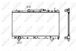 NRF 53347 - Chladič vody -