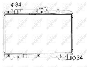 NRF 53351 - Chladič vody -