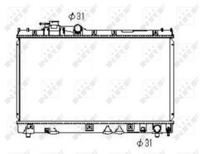 NRF 53352 - Chladič vody -