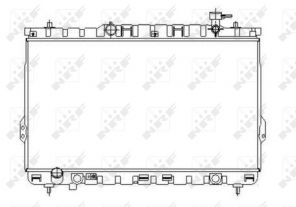 NRF 53357 - Chladič vody -