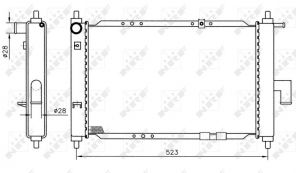NRF 53375 - Chladič vody -