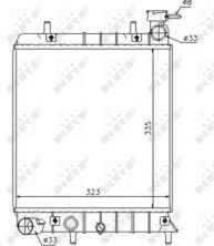 NRF 53376 - Chladič vody -