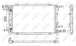 NRF 53378 - Chladič vody -