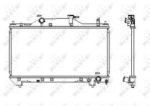 NRF 53380 - Chladič vody -