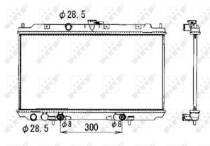 NRF 53390 - Chladič vody -