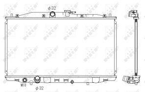 NRF 53392 - Chladič vody -