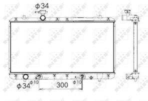 NRF 53429 - Chladič vody -