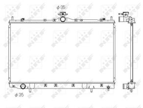 NRF 53431 - Chladič vody -