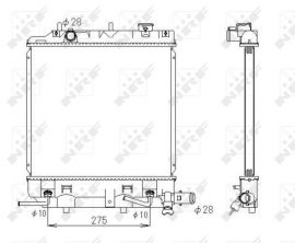 NRF 53434 - Chladič vody -