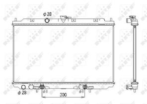 NRF 53436 - Chladič vody -