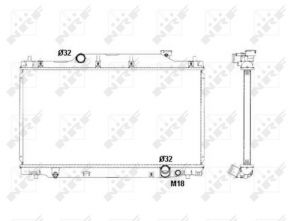 NRF 53439 - Chladič vody -
