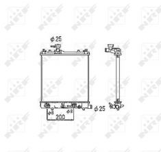 NRF 53445 - Chladič vody -