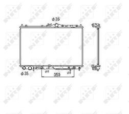 NRF 53469 - Chladič vody -