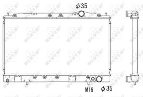 NRF 53521 - Chladič vody -