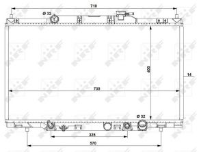 NRF 53574 - Chladič vody -