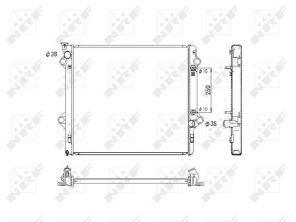 NRF 53575 - Chladič vody -