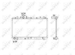 NRF 53581 - Chladič vody -