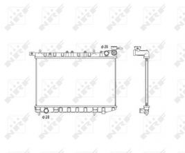 NRF 53583 - Chladič vody -