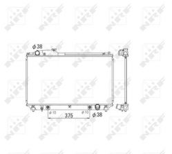 NRF 53584 - Chladič vody -