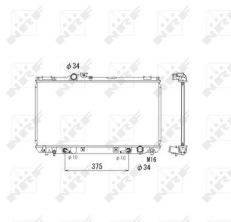 NRF 53586 - Chladič vody -