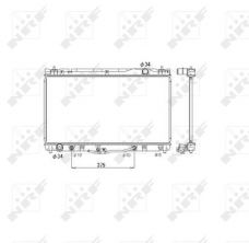 NRF 53588 - Chladič vody -