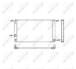 NRF 53589 - Chladič vody -