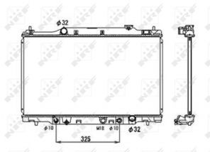 NRF 53679 - Chladič vody -