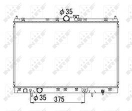 NRF 53690 - Chladič vody -